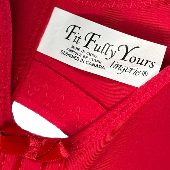 ⭐ NWT Fit Fully Yours Maxine Moulded Bra • Hot Red • Multi-Size Listing ⭐ - Picture 5 of 7